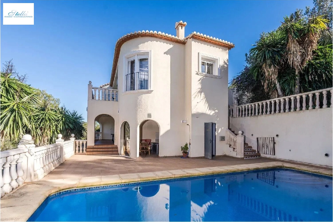 villa en Javea en vente, construit 130 m², + calefaccion central, aire acondicionado, terrain 1000 m², 3 chambre, 2 salle de bains, piscina, ref.: PR-PPS3194-1