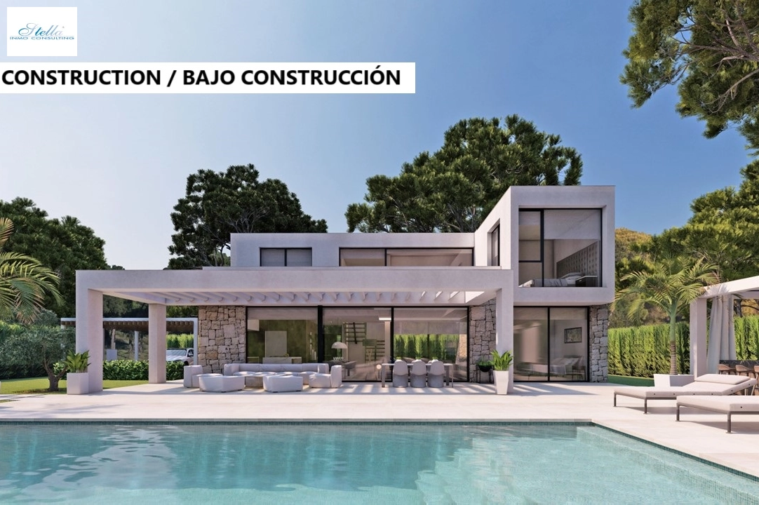 villa en Javea en vente, construit 246 m², ano de construccion 2024, aire acondicionado, terrain 1003 m², 4 chambre, 3 salle de bains, piscina, ref.: BP-4435JAV-1