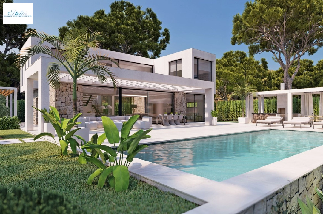 villa en Javea en vente, construit 246 m², ano de construccion 2024, aire acondicionado, terrain 1003 m², 4 chambre, 3 salle de bains, piscina, ref.: BP-4435JAV-2