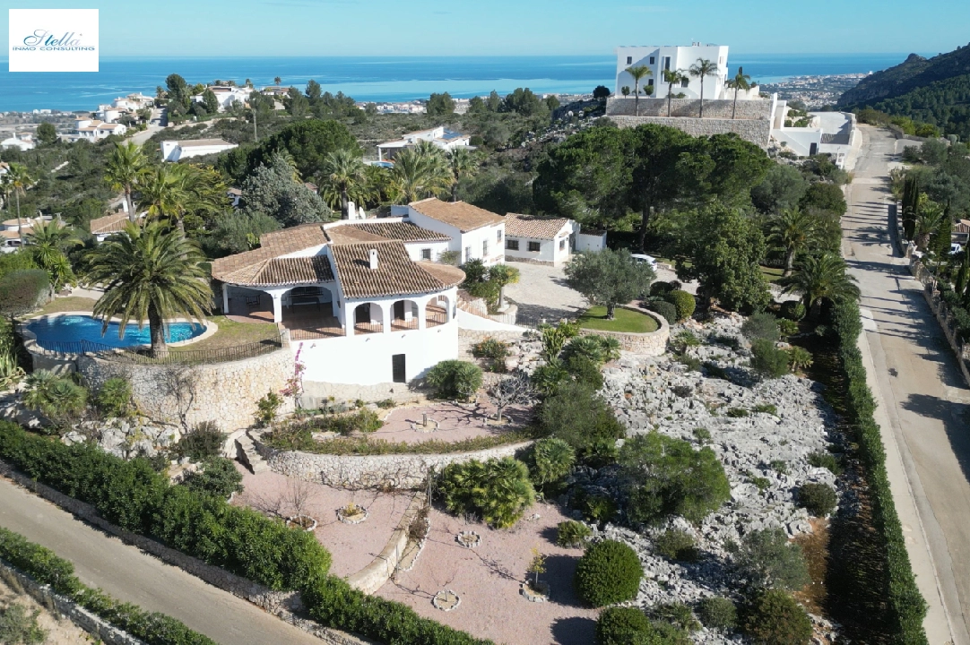 villa en Pego-Monte Pego en vente, construit 310 m², ano de construccion 1988, + calefaccion central, aire acondicionado, terrain 3370 m², 4 chambre, 4 salle de bains, piscina, ref.: JS-0425-2