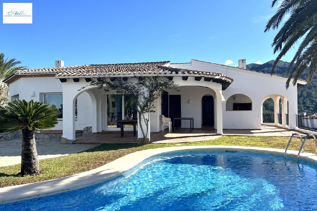 villa en Pego-Monte Pego en vente, construit 310 m², ano de construccion 1988, + calefaccion central, aire acondicionado, terrain 3370 m², 4 chambre, 4 salle de bains, piscina, ref.: JS-0425-5