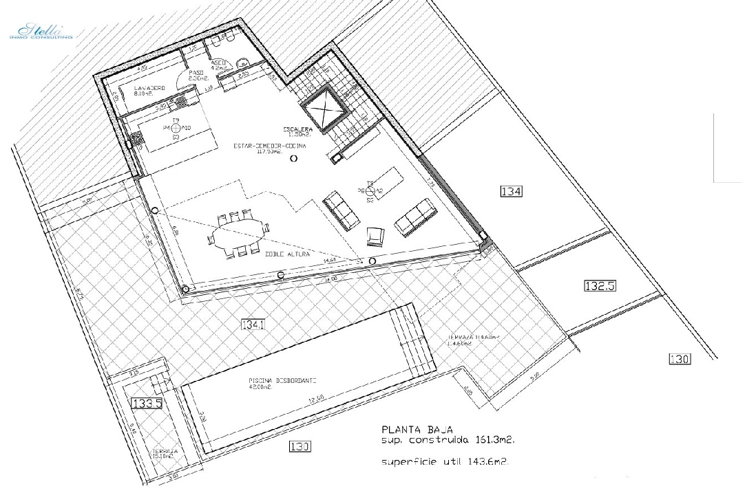 villa en Benissa(La Fustera) en vente, construit 770 m², ano de construccion 2017, aire acondicionado, terrain 1795 m², 4 chambre, piscina, ref.: BP-4442BEN-44