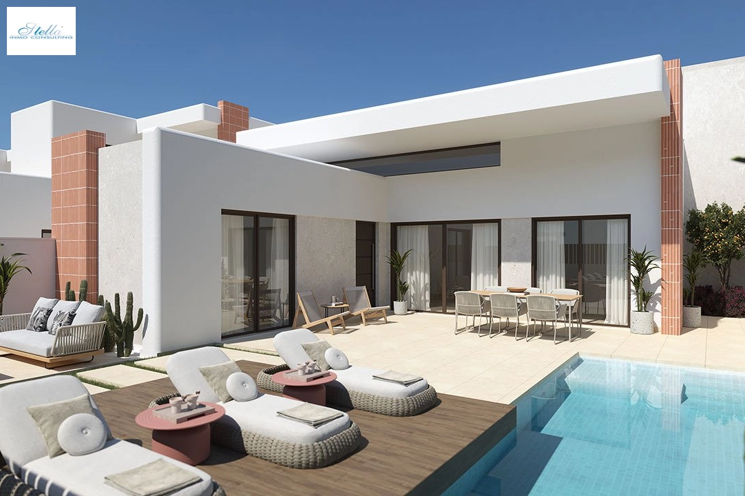 villa en Roldan en vente, construit 77 m², estado nuevo, terrain 198 m², 2 chambre, 2 salle de bains, piscina, ref.: HA-RDN-120-E01-1