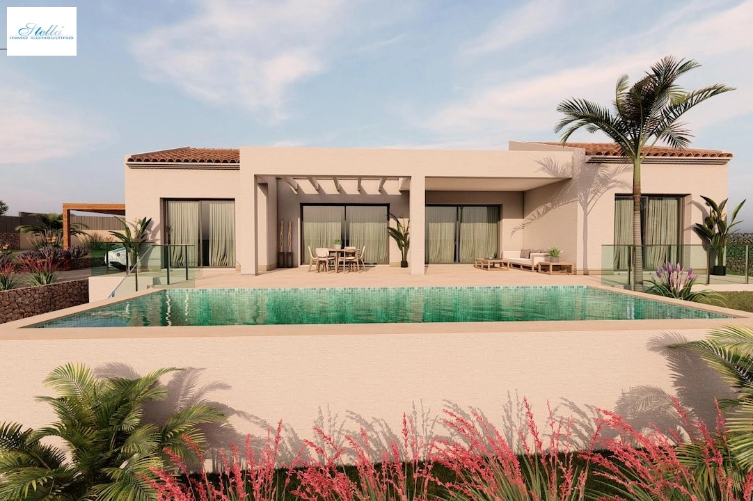 villa en Javea(Laderas) en vente, construit 226 m², aire acondicionado, terrain 1186 m², 4 chambre, 3 salle de bains, piscina, ref.: CA-H-1865-AMB-1