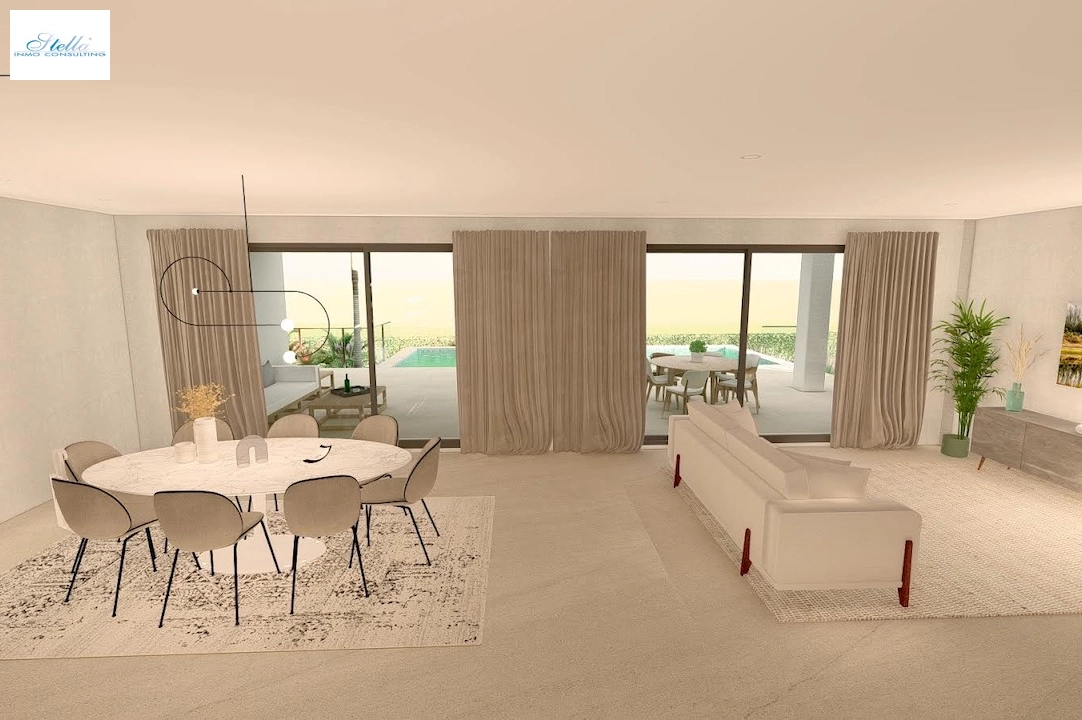 villa en Javea(Laderas) en vente, construit 226 m², aire acondicionado, terrain 1186 m², 4 chambre, 3 salle de bains, piscina, ref.: CA-H-1865-AMB-3